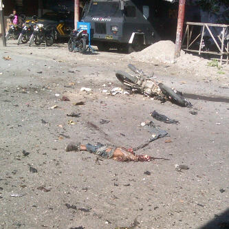 Bom Bunuh Diri di Polres Poso, Badan dan Motor Pelaku Hancur